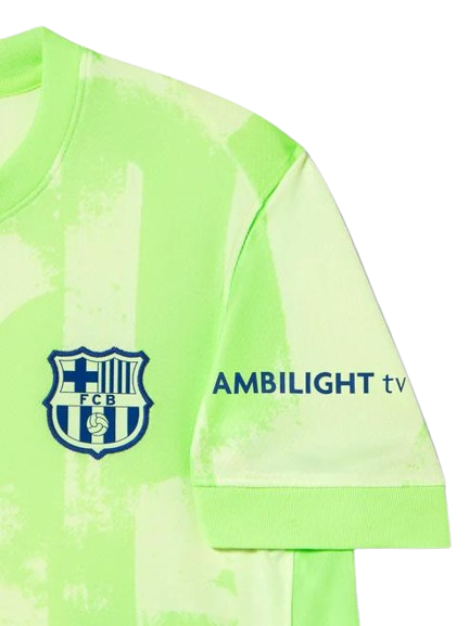 Camisa Barcelona III 24/25 - Nike - Verde Limão