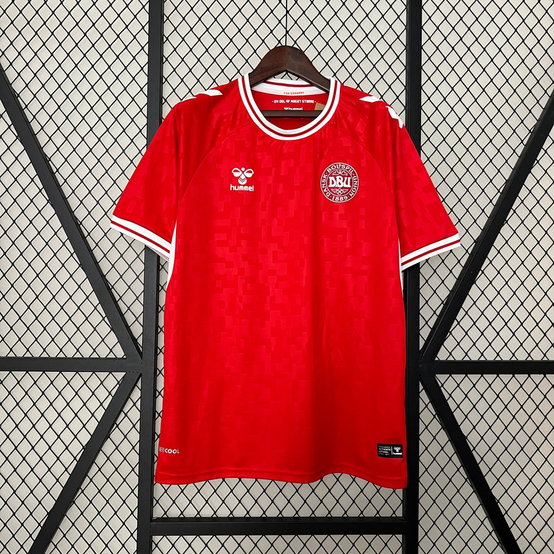 Camisa Dinamarca Home 24/25 - Torcedor Masculina Lançamento