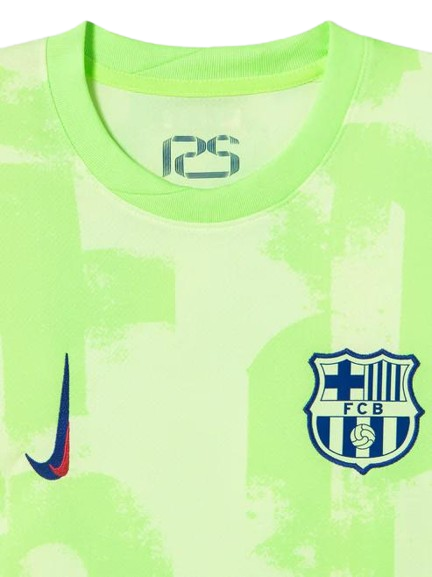 Camisa Barcelona III 24/25 - Nike - Verde Limão