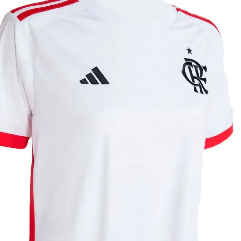 Camisa Flamengo Feminina II 24/25 - Adidas - Branca