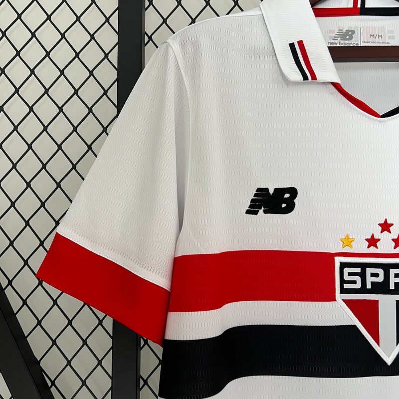 Camisa São Paulo Titular 24/25 - NB Torcedor Masculina Lançamento