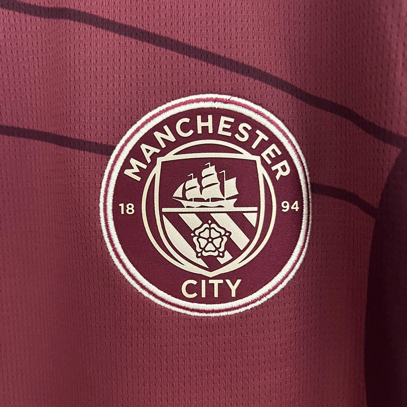 Camisa Manchester City Third 24/25 Puma - Vinho