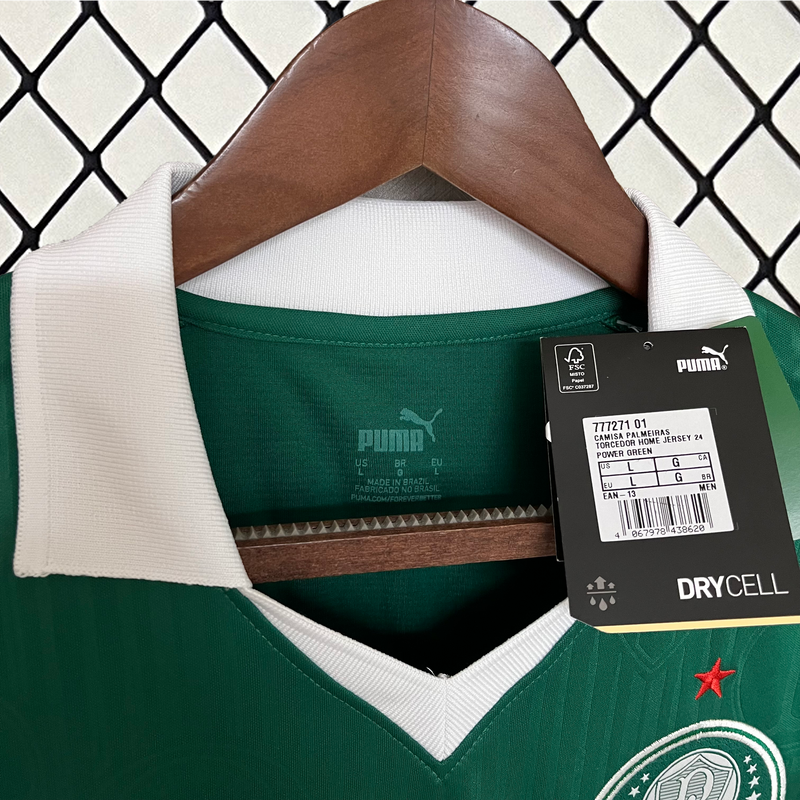 Camisa Palmeiras Titular 24/25 - Puma Torcedor Masculina Lançamento