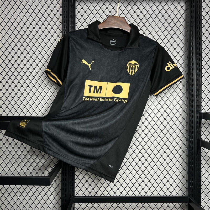 Camisa Valencia II 24/25 Puma - Preta com Dourado