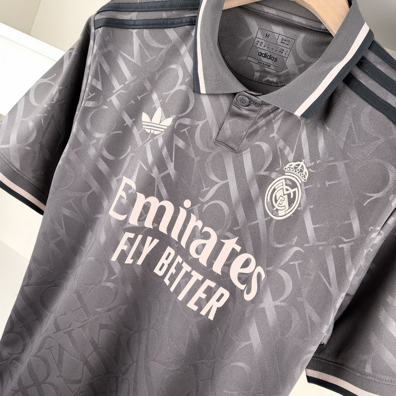 Camisa Real Madrid III 24/25 - Adidas - Cinza