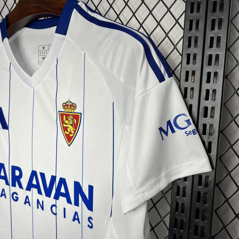 Camisa Real Zaragoza I 24/25 - Adidas - Branco