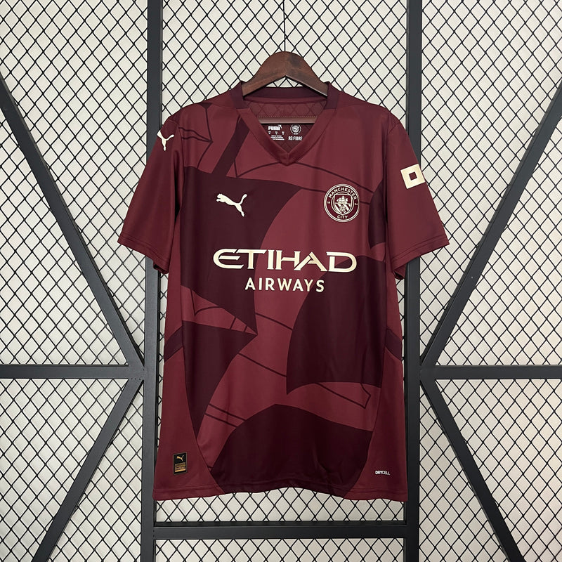 Camisa Manchester City Third 24/25 Puma - Vinho