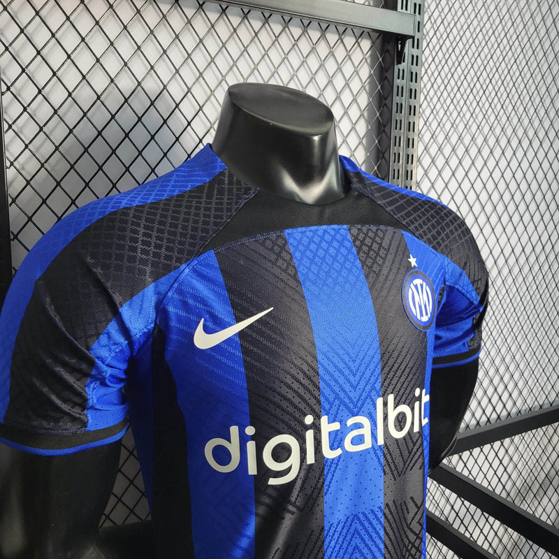 Camisa Inter de Milão I 23/24 Azul - Nike - Masculino Jogador