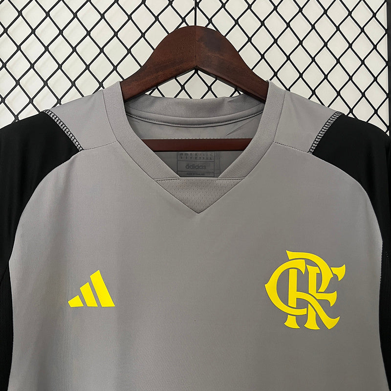 Camisa Flamengo Treino Cinza 24/25 - Versão Torcedor Lançamento