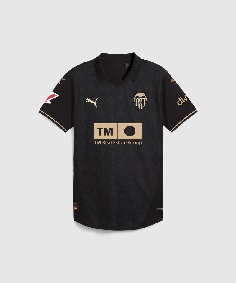 Camisa Valencia II 24/25 Puma - Preta com Dourado