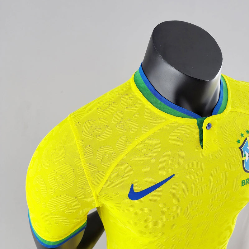 Camisa Brasil I 2022 - Amarela - Nike - Masculino Jogador