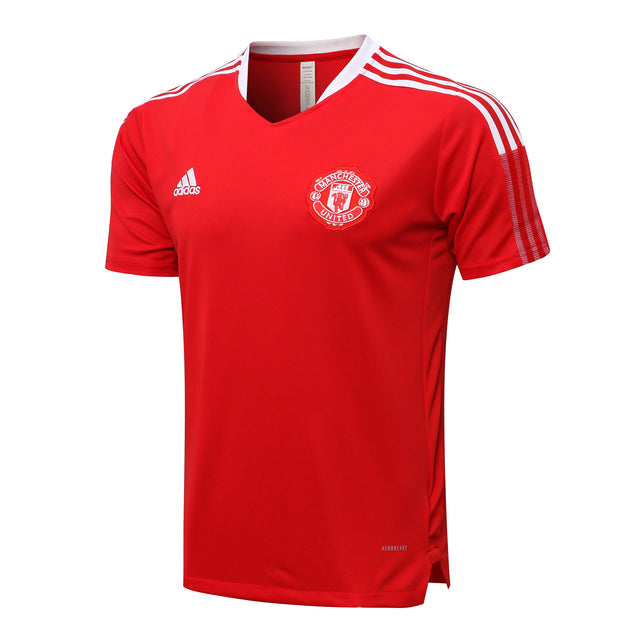 Camisa de Treino Manchester United 21/22 Adidas - Vermelho