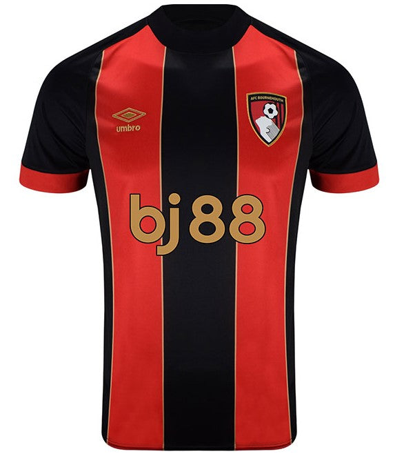 Camisa Bournemouth F.C I 24/25 - Umbro - Vermelho e preto