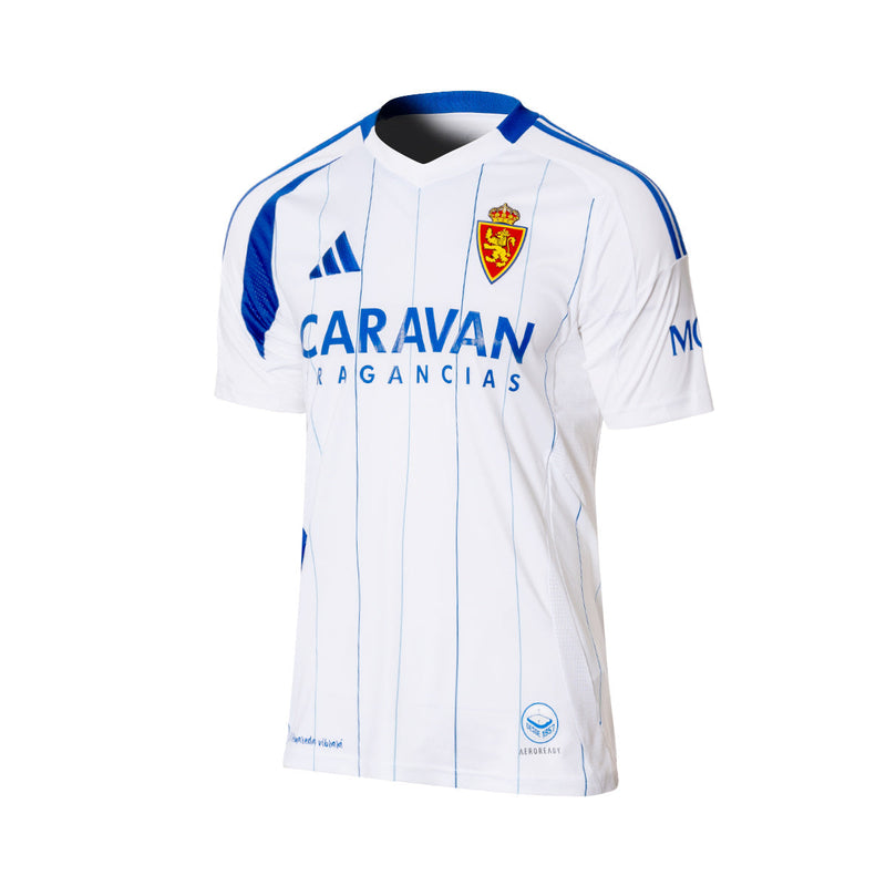 Camisa Real Zaragoza I 24/25 - Adidas - Branco