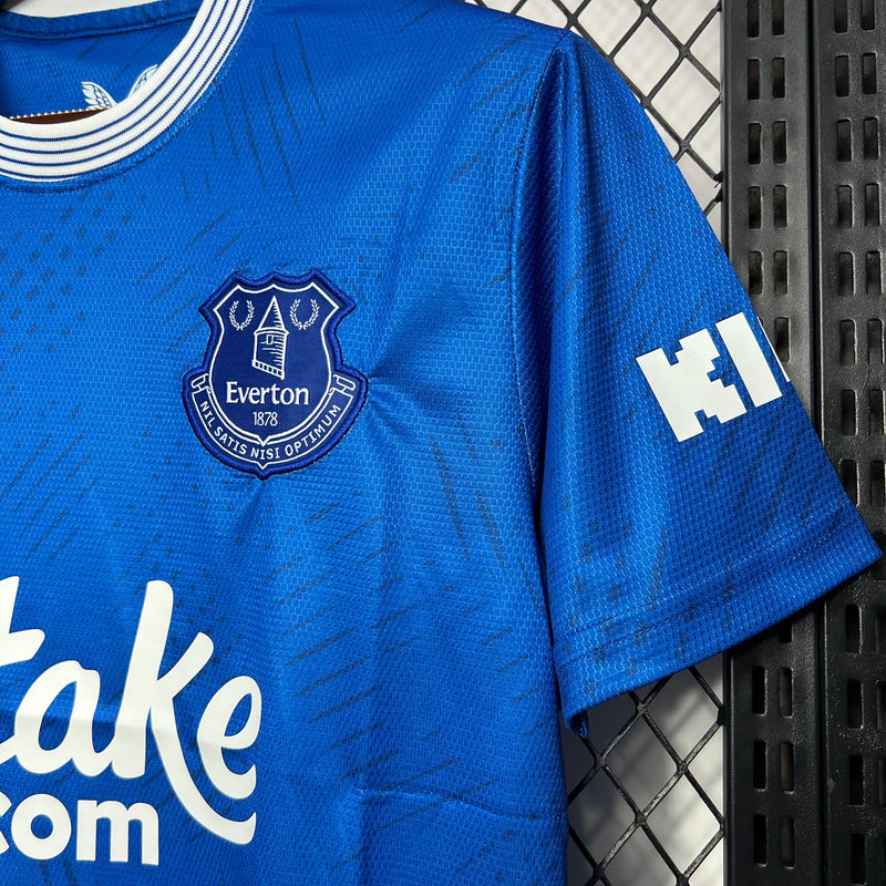 Camisa Everton I 24/25 Castore - Azul