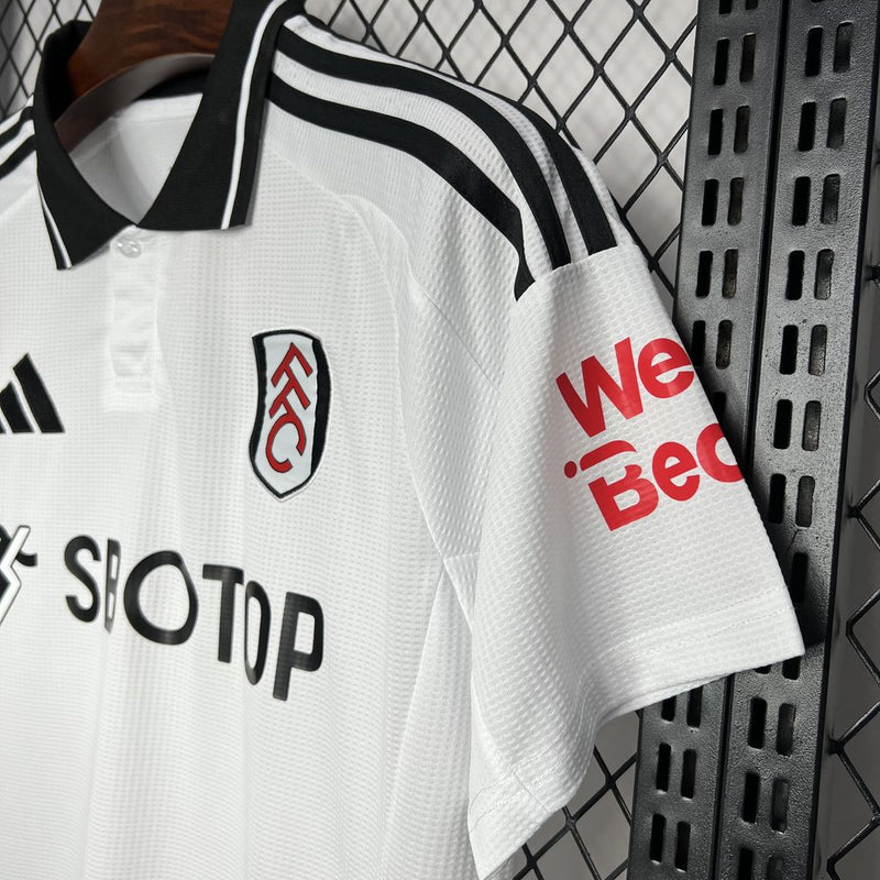 Camisa Fulham I 24/25 Adidas - Branco