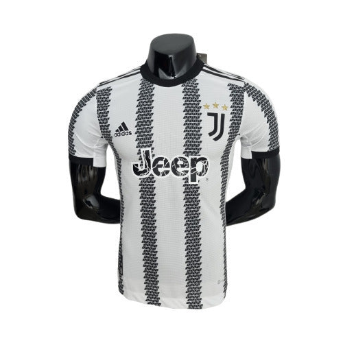 Camisa Juventus I 22/23 Preta e Branca - Adidas - Masculino Jogador