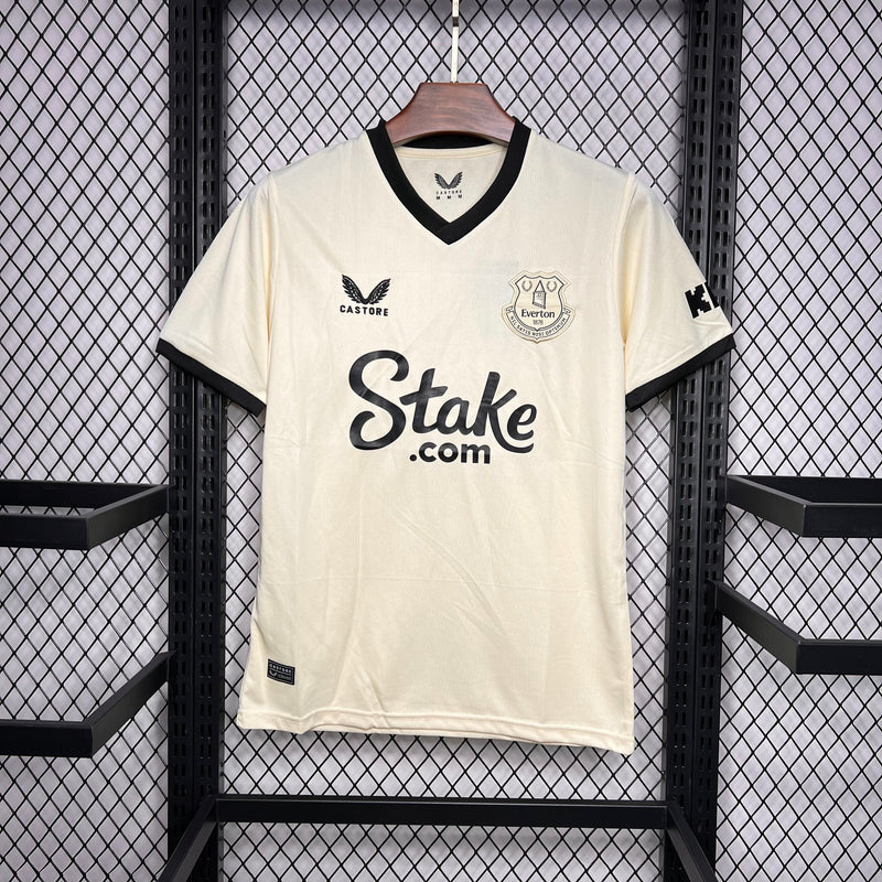 Camisa Everton II 24/25 Castore - Bege