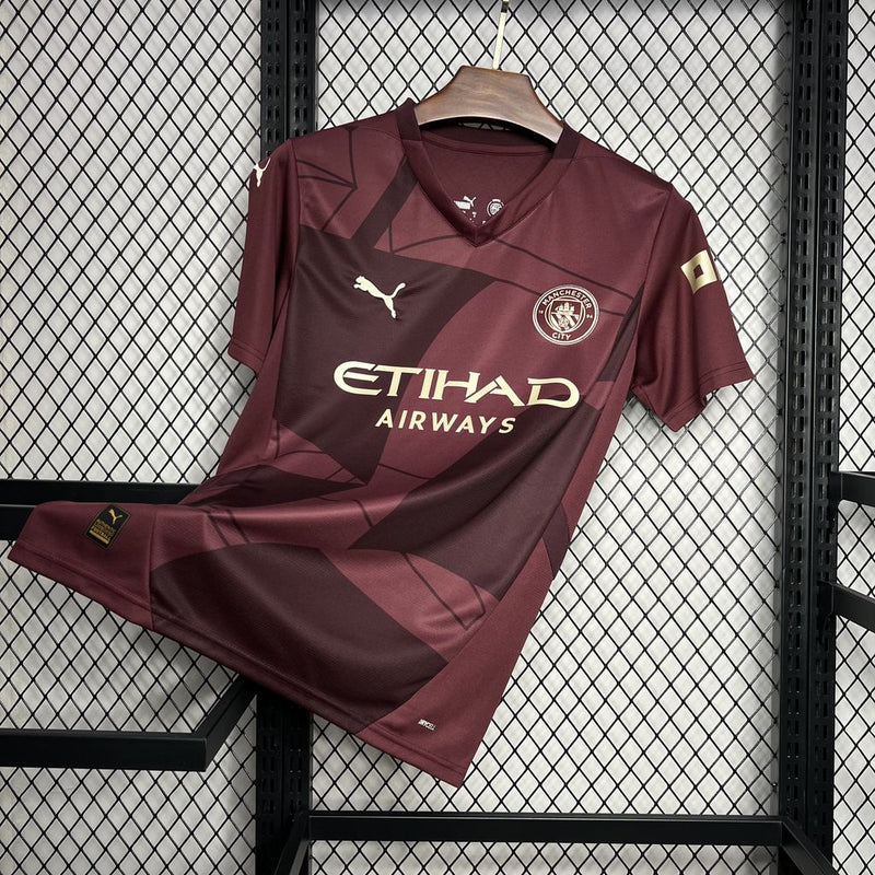 Camisa Manchester City Third 24/25 Puma - Vinho