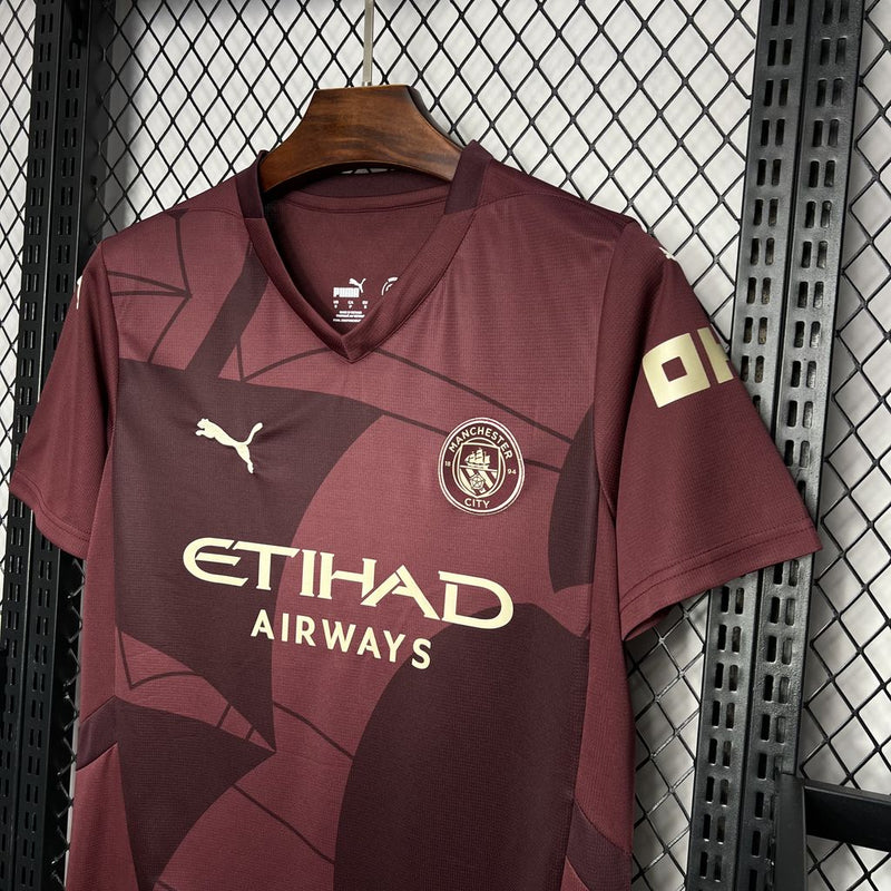 Camisa Manchester City Third 24/25 Puma - Vinho