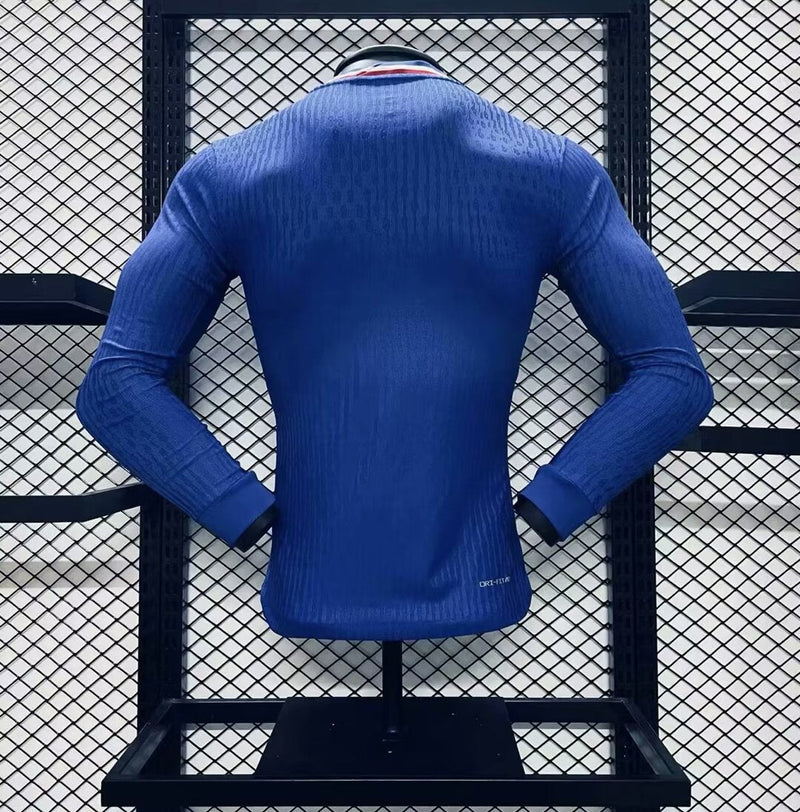 Camisa Manga Longa Seleção França I 2024/25 - Nike - Azul