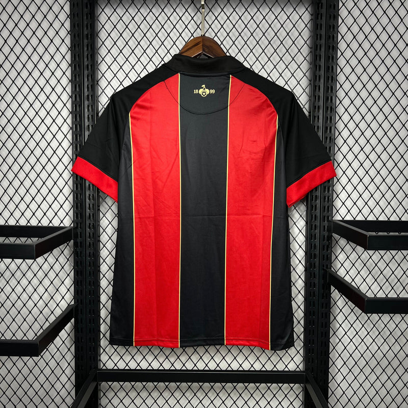 Camisa Bournemouth F.C I 24/25 - Umbro - Vermelho e preto